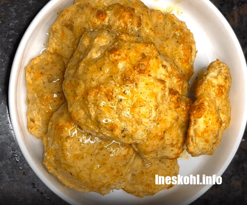 Crab Stuffed Cheddar Bay Biscuits with Lemon Butter