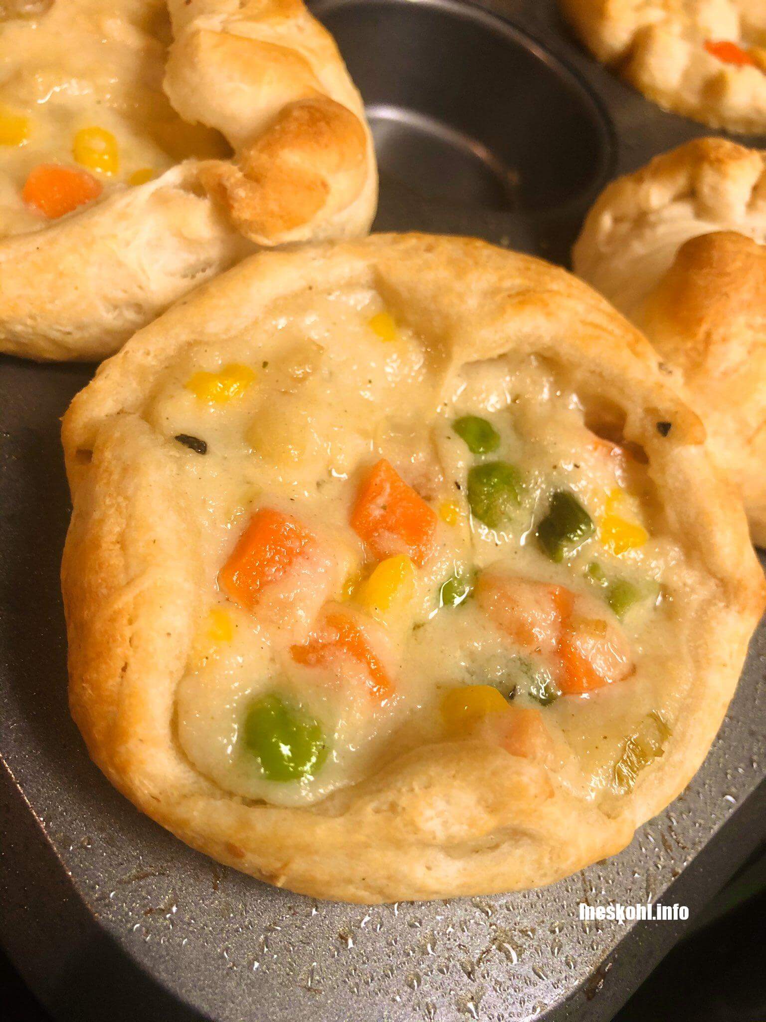 Mini Chicken Pot Pies Recipe Ineskohl Kitchen