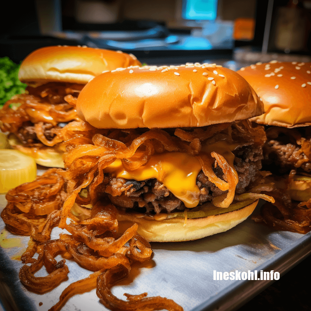 Oklahoma Fried Onion Burgers InesKohl Kitchen