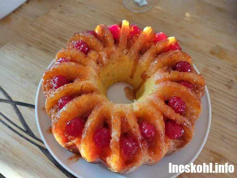 Pineapple Upside Down Bundt Cake | InesKohl Kitchen