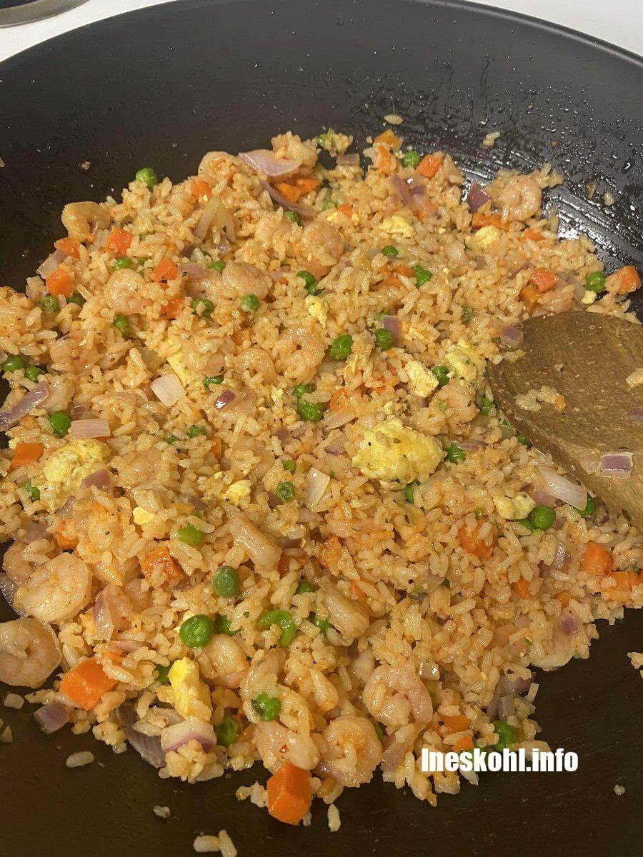 Shrimp Fried Rice | InesKohl Kitchen