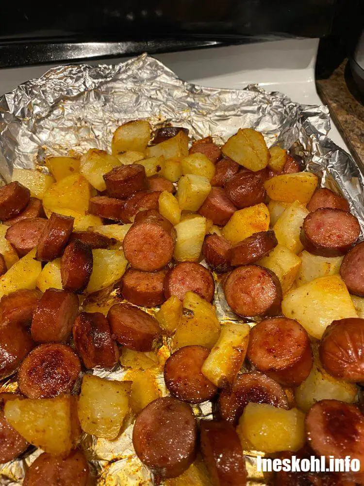 Smoked Sausage and Potato Bake Recipe – InesKohl Kitchen