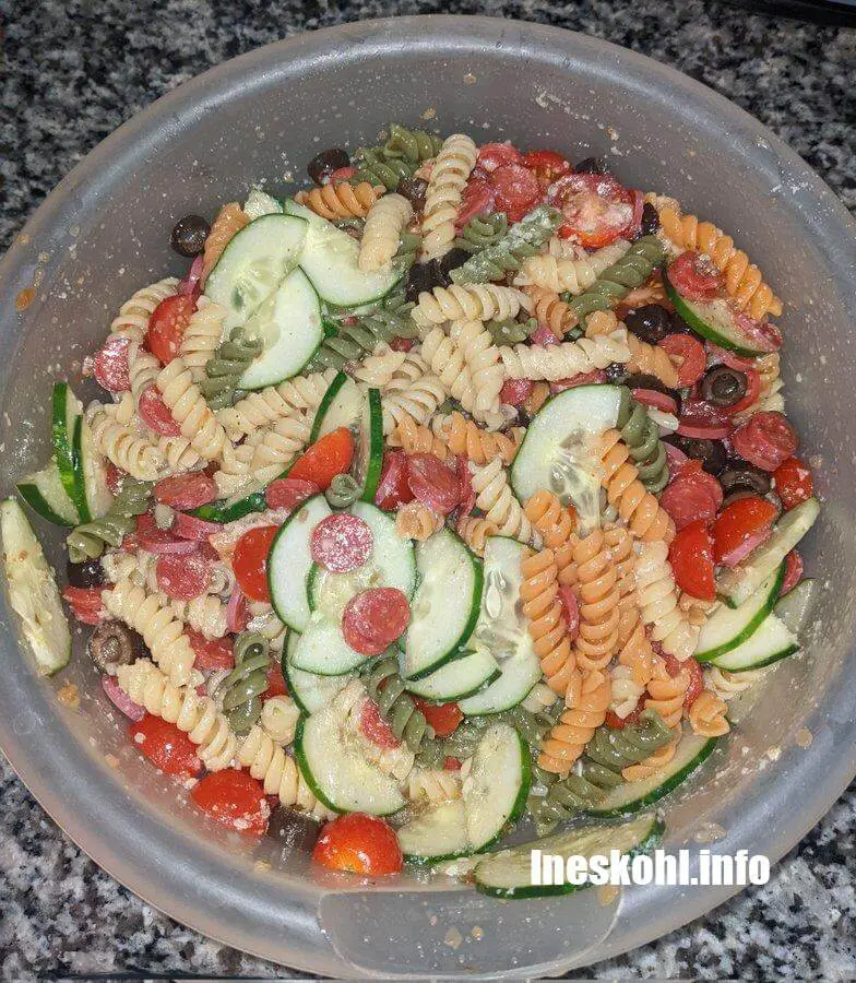 Tri Color Pasta Salad Recipe