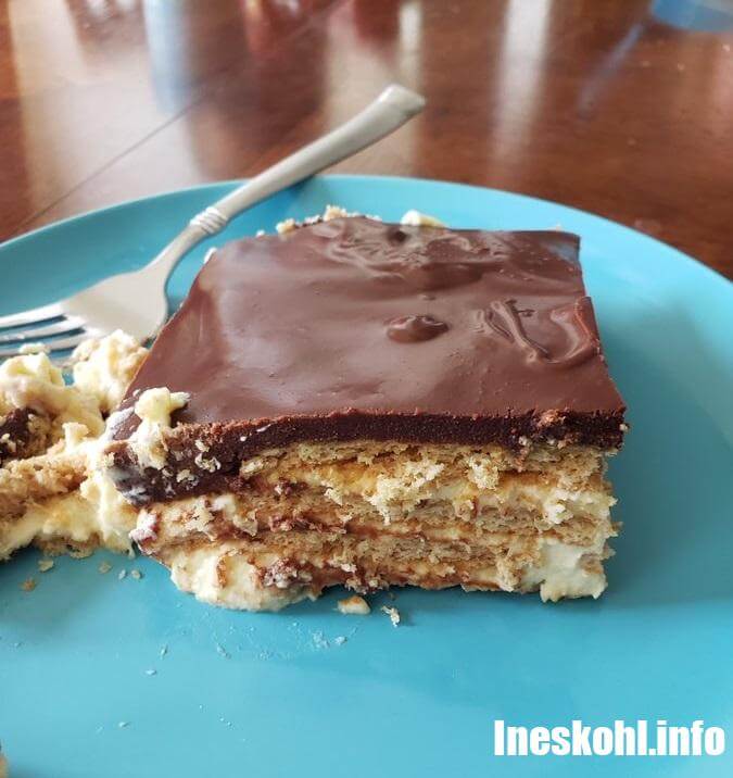 Boston Cream Icebox Cake InesKohl Kitchen